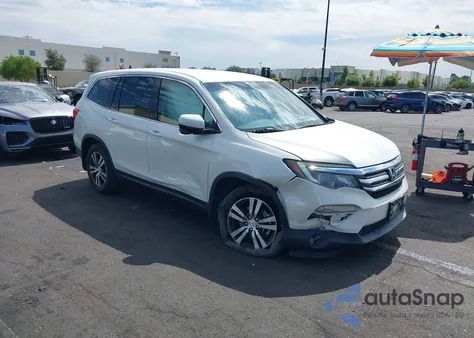 2017 Honda Pilot Ex из США, поврежденный, VIN 5FNYF5H34HB039345